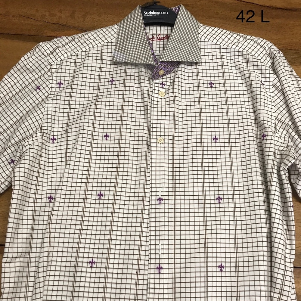 Robert Graham Mens Long Sleeve Button Down Shirt